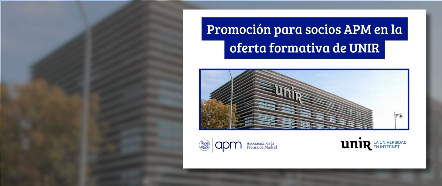 SLIDER promoción APM-UNIR