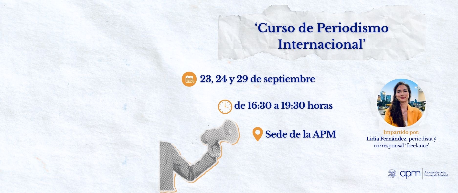 Slider curso de periodismo internacional