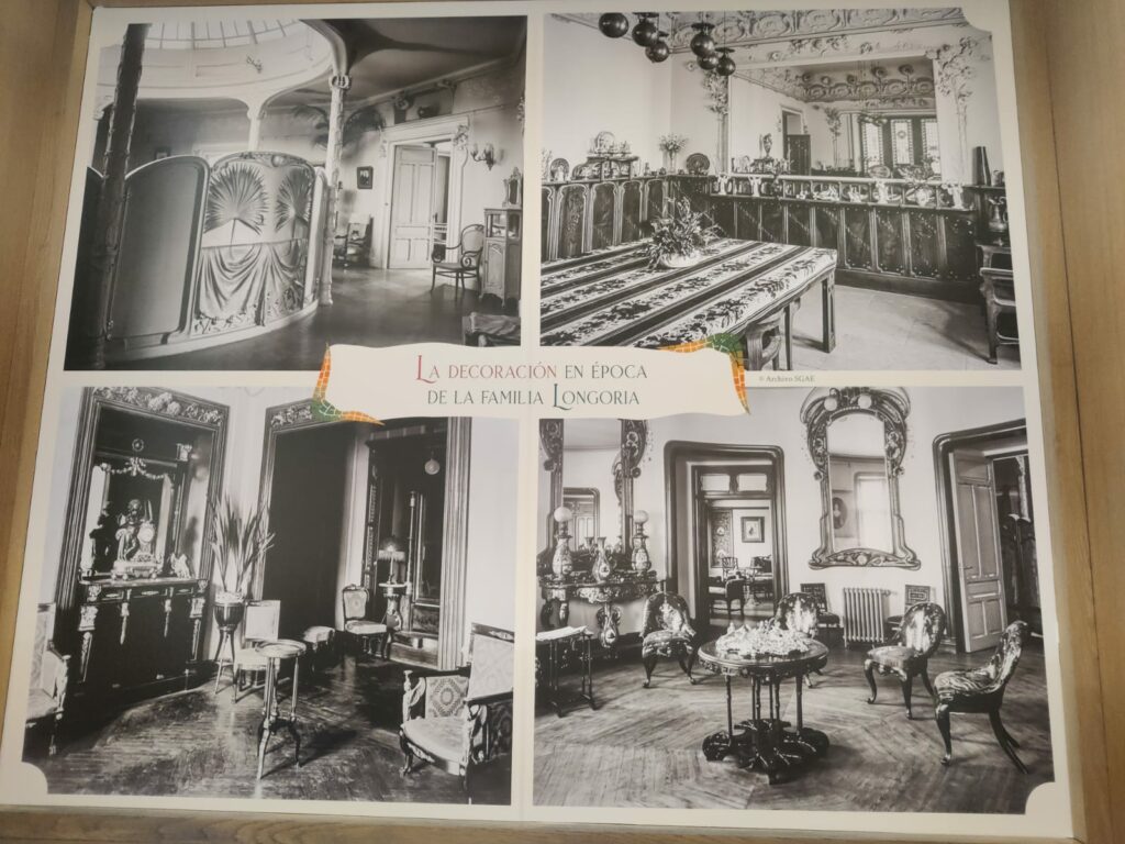 Decoración del palacio en la época de la familia Longoria. Foto: APM