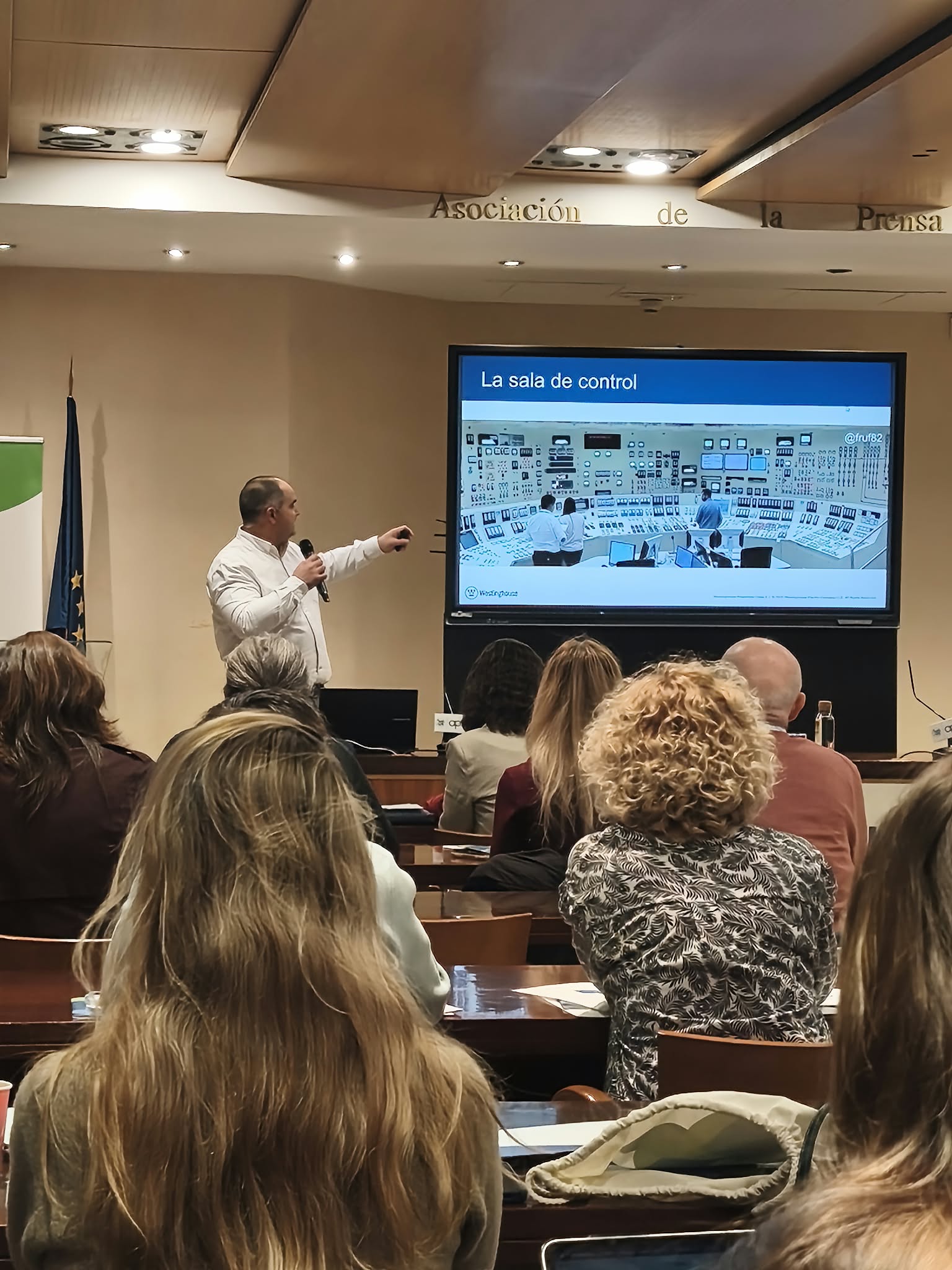 Fran Ramírez, instructor nuclear de centrales PWR españolas en Westinghouse