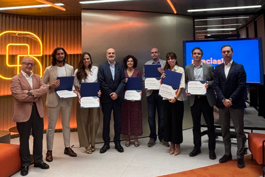 Galardonados de la II edición de los Premios de Periodismo Qaracter. Foto: Qaracter