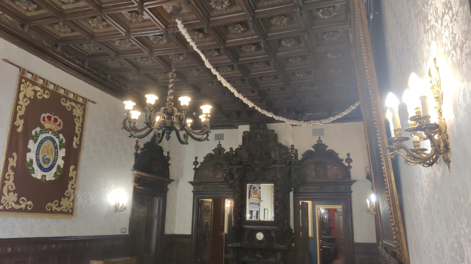 Sala destinada para el Gabinete de Curiosidades
